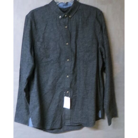 Wallin & Bros. Other - Wallin & Bros. Grey Grindle Flannel Button Down Men's Shirt Size L ~NWT~